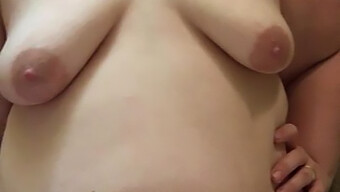 Busty girl uses clothespins and anal toy for pleasure