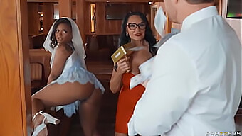 Rita Daniels y sus damas de honor se vuelven locas en este vídeo caliente